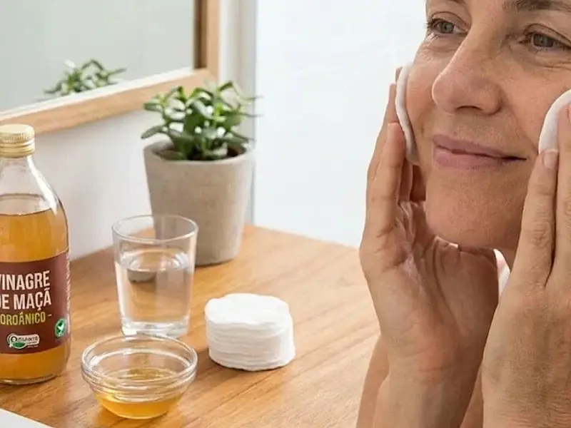 Vinagre de maçã acaba com rugas e manchas na pele?