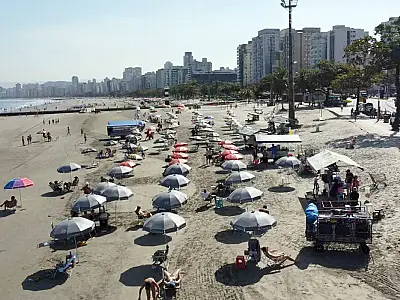 Baixada Santista lidera praias ruins para banho em SP