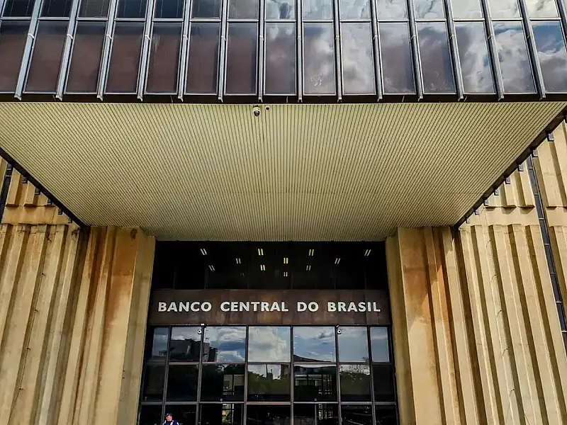 Fachada do Banco Central do Brasil, em Brasília.