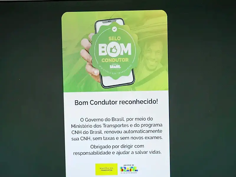 Renovação Automática de CNH Beneficia 323 Mil Motoristas