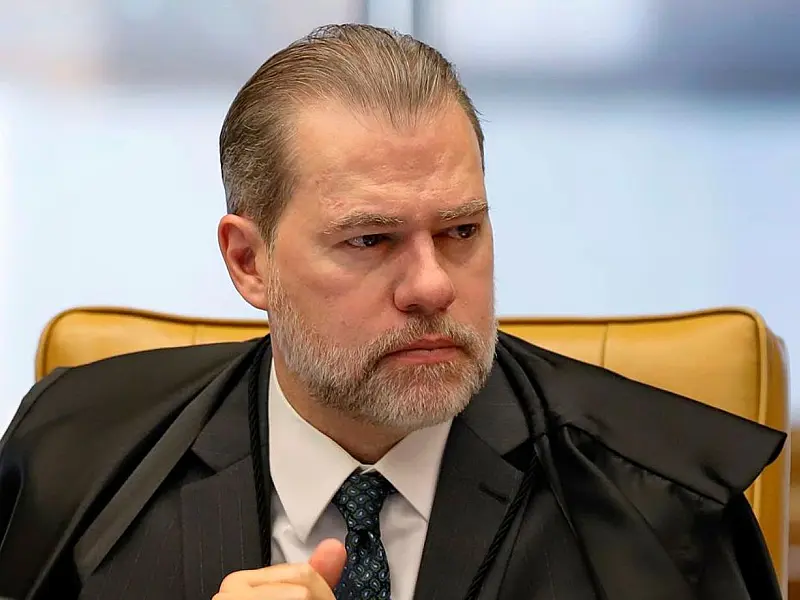 Ministro Dias Toffoli durante atuação no Supremo Tribunal Federal.