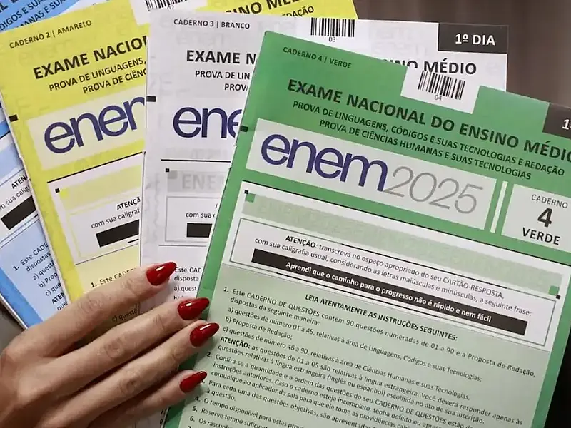 Provas do Enem 2025.
