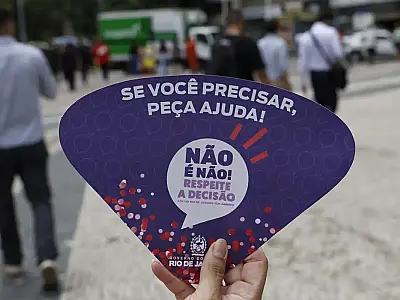 Campanha Não é Não reforça combate ao assédio sexual no Carnaval 2026 em várias cidades brasileiras