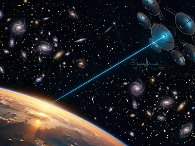 Sinal cósmico de 8 bilhões de anos-luz chega à Terra e pode ser o mais poderoso já detectado