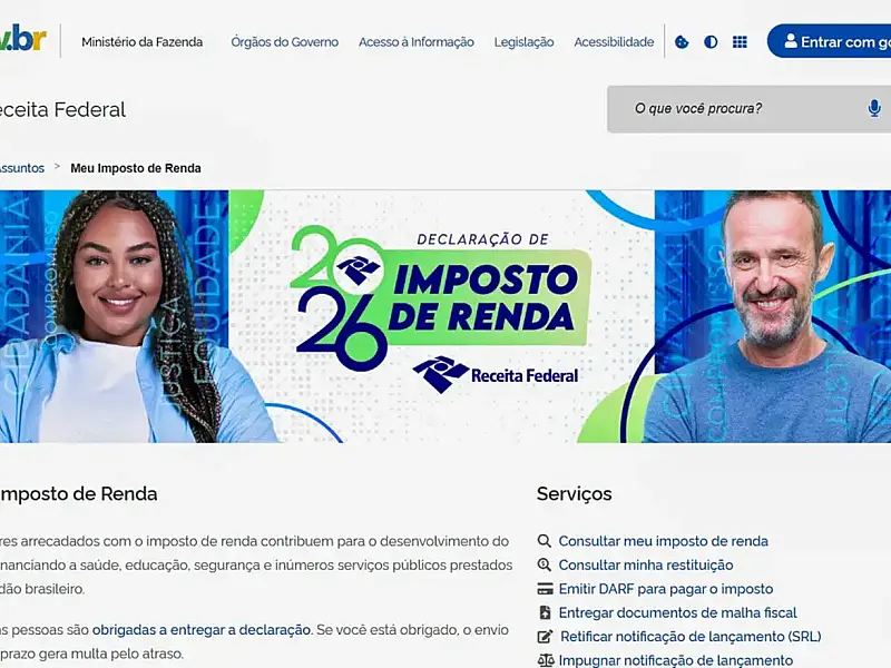 Receita Federal divulgou as regras e mudanças para a declaração do Imposto de Renda 2026.