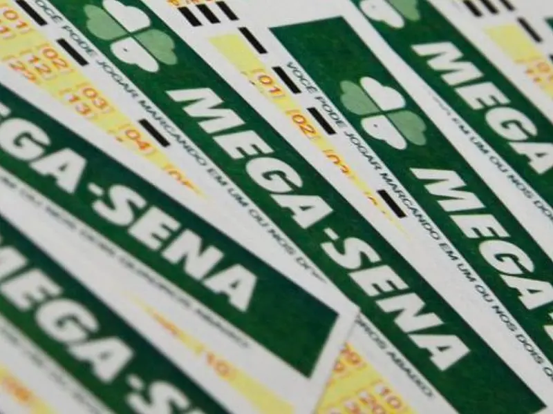 Cartão de aposta utilizado nos concursos da Mega Sena.