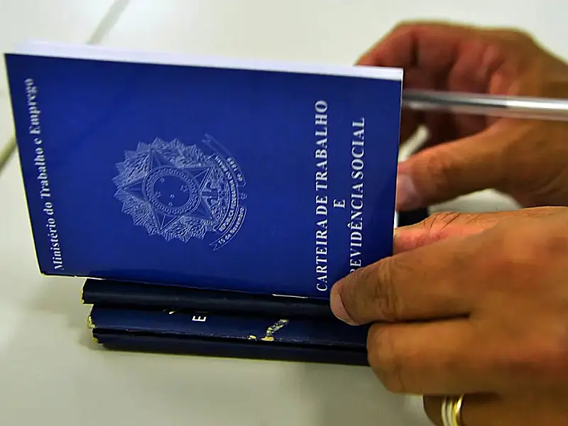 Carteira de trabalho simboliza geração de empregos formais no país