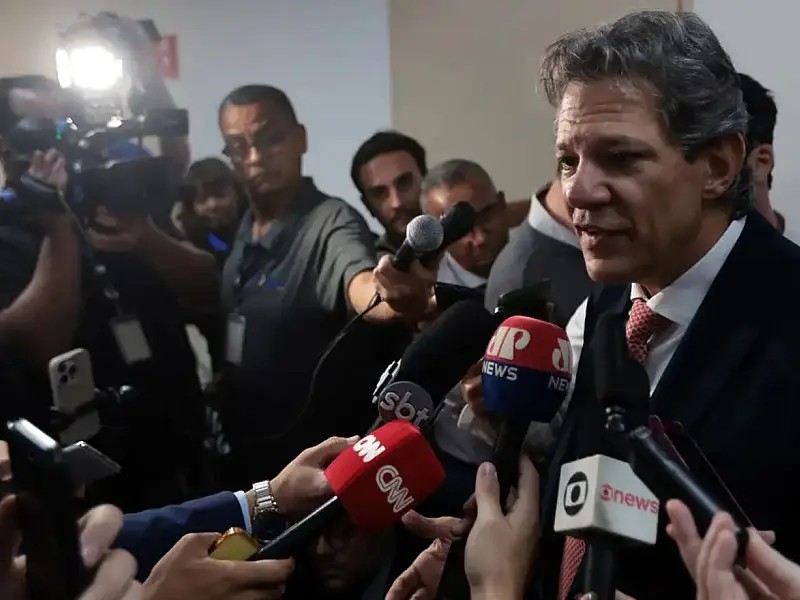 Fernando Haddad durante evento na Universidade de São Paulo