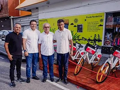 João Pessoa apresenta estações de bicicletas elétricas e se torna pioneira no Nordeste