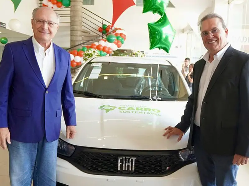 Alckmin destacou crescimento nas vendas de carros populares após incentivo fiscal.