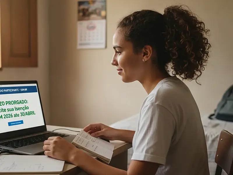 Enem 2026: MEC amplia prazo para isenção e abre nova chance para estudantes