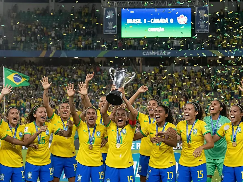 Seleção Brasileira Feminina vence Canadá e conquista o título do FIFA Series em Cuiabá