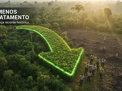 Brasil reduz perdas florestais em 42% e alcança recorde histórico de preservação