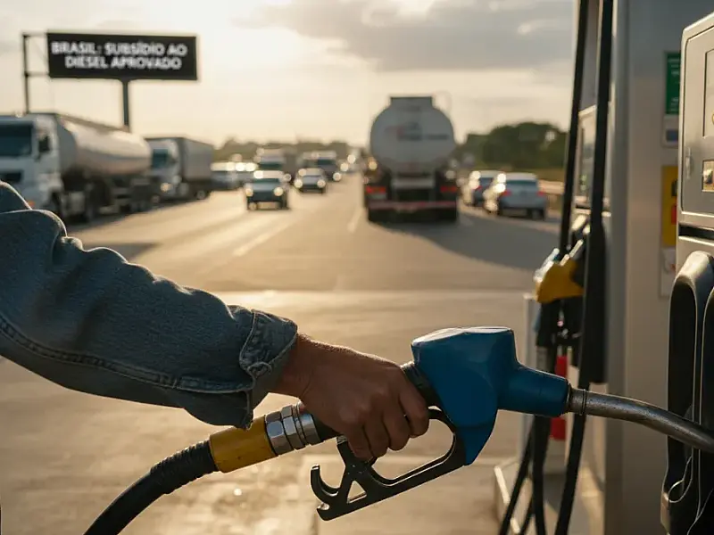 Acordo entre estados e União prevê investimento bilionário para reduzir o preço do diesel nas bombas.