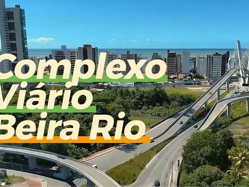 Projeto do Complexo Viário Beira Rio prevê quatro viadutos e um túnel em João Pessoa.
