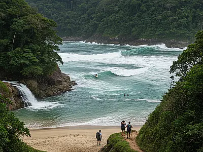 Havaí brasileiro: a praia secreta em São Sebastião que é o paraíso do surfe