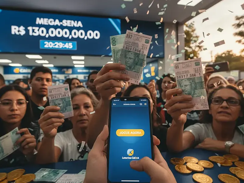 Mega-Sena: prêmio acumulado de R$ 130 milhões desafia a sorte nesta quinta-feira