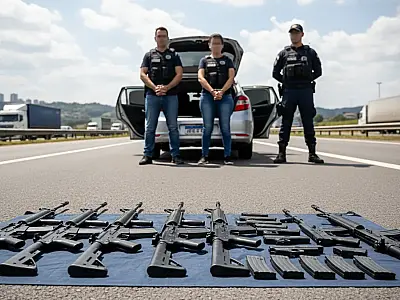 Justiça mantém preso casal flagrado com arsenal de guerra destinado ao Comando Vermelho no Rio