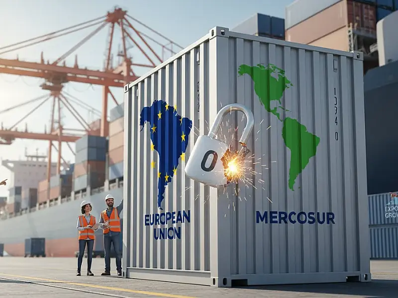 O acordo Mercosul-União Europeia entra em vigor eliminando barreiras para a indústria e o agronegócio brasileiro.