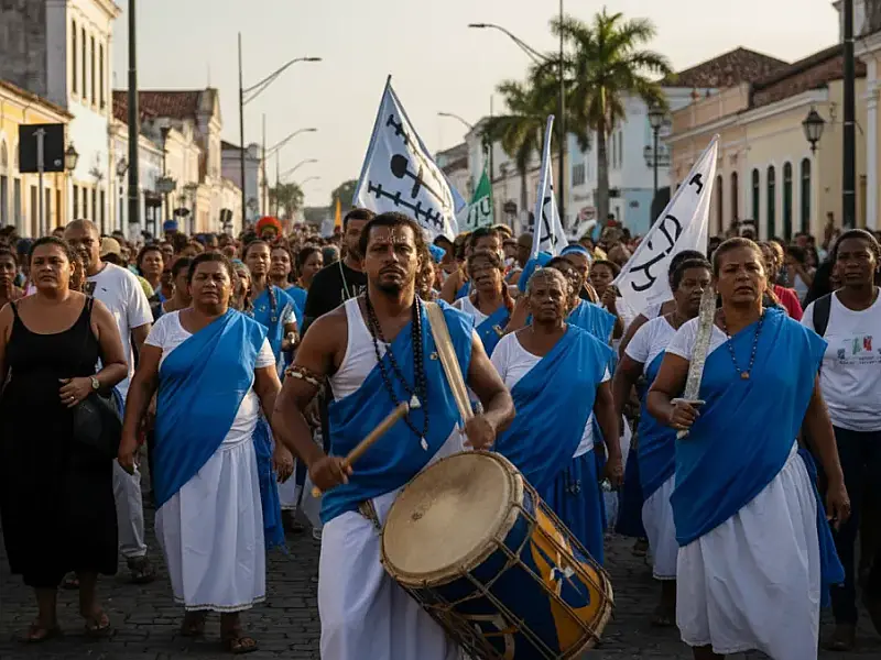 A Caminhada de Ogum celebra a ancestralidade e a resistência das religiões de matriz africana em Paulista.