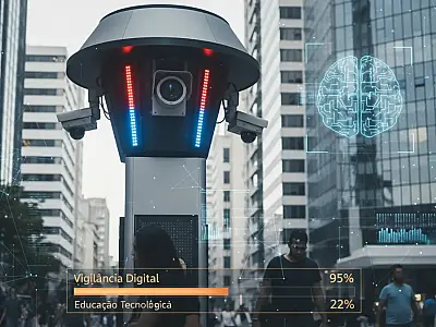 O avanço silencioso da vigilância: IA nos estados foca mais em controle do que em educação