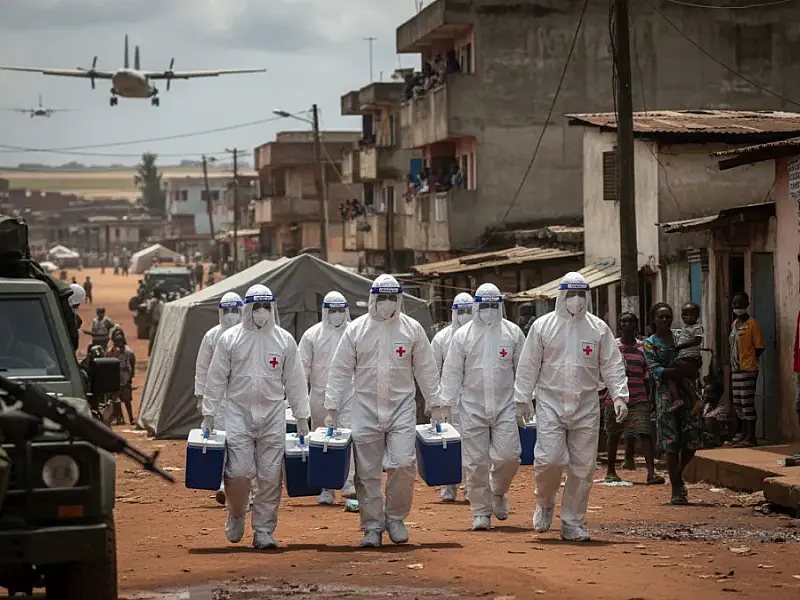 Equipes de saúde e organizações internacionais tentam conter avanço do Ebola em zonas de conflito na República Democrática do Congo.
