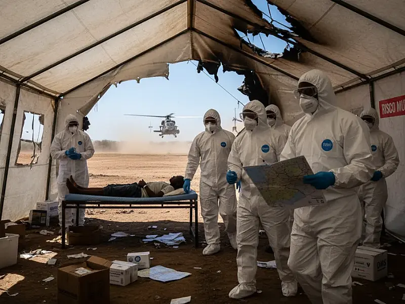 Equipes de saúde enfrentam dificuldades para conter o avanço do vírus Ebola em regiões de conflito na República Democrática do Congo.