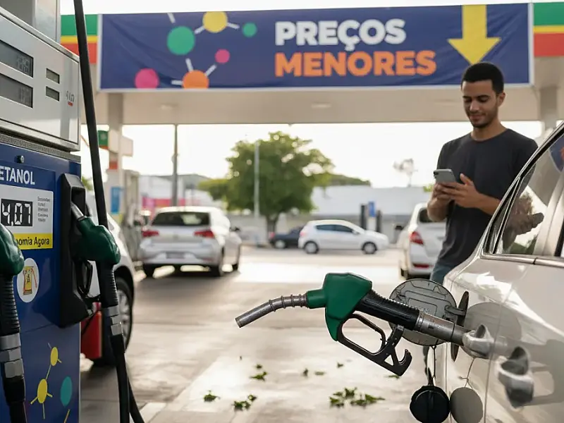 Postos de combustível registram queda no preço do etanol em 19 estados; veja onde vale a pena