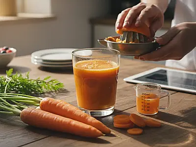Muito além da cor: o que acontece com seu corpo ao beber suco de cenoura todos os dias