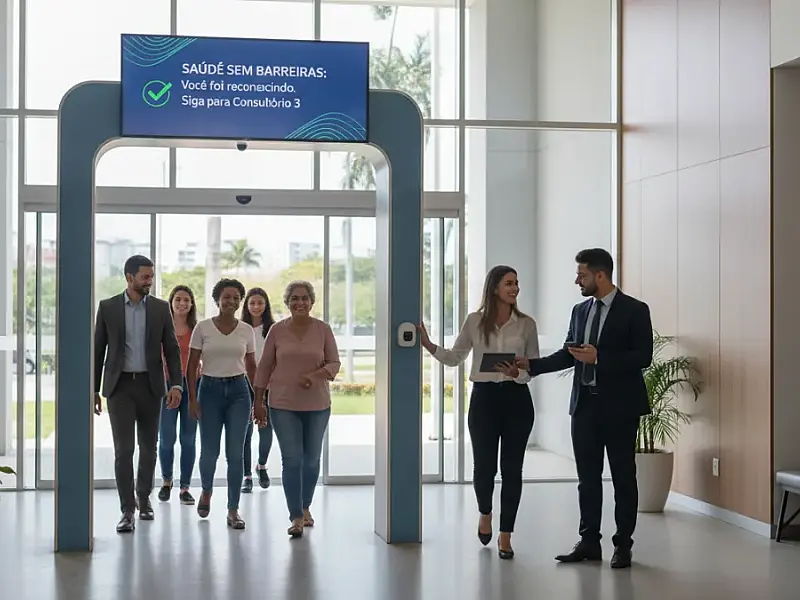 O fim das recepções: como a inteligência artificial está eliminando a burocracia nos hospitais brasileiros