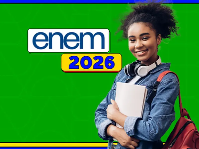 Estudantes da rede pública terão inscrição pré-preenchida no Enem 2026.