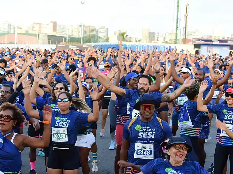 Corrida Nacional do Sesi reúne milhares de participantes em todo o Brasil