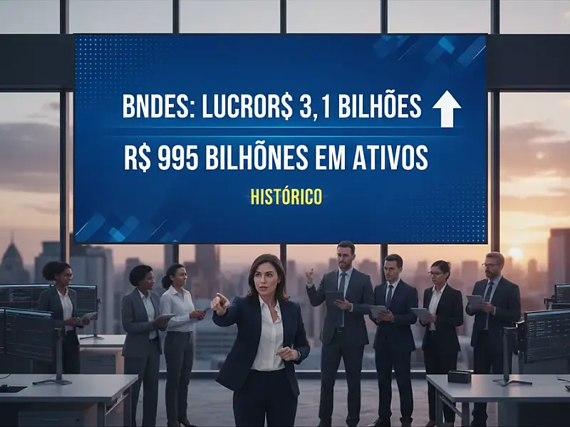 Sede do BNDES no Rio de Janeiro, símbolo do fomento econômico nacional que atinge marcas históricas em 2026.