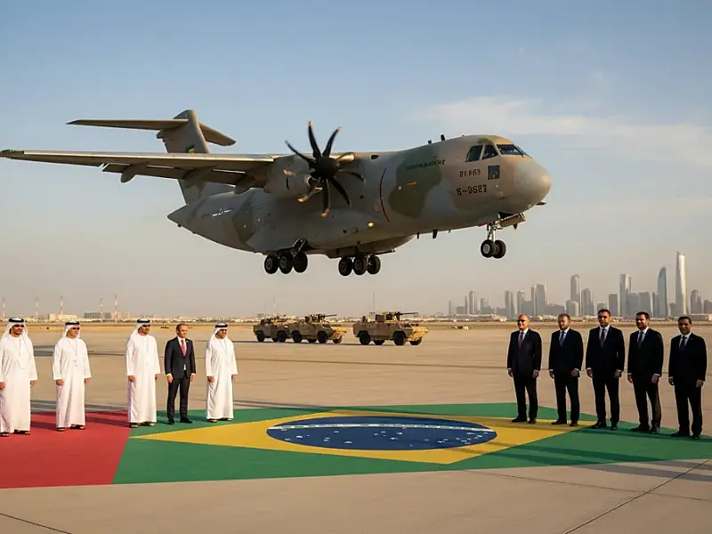 Aeronave C-390 Millennium da Embraer, peça-chave no crescimento da companhia no mercado internacional.