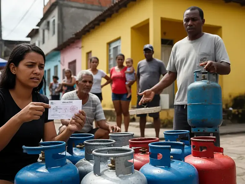 Discussão sobre venda fracionada de gás de cozinha gera impasse entre Ministério de Minas e Energia e ANP.
