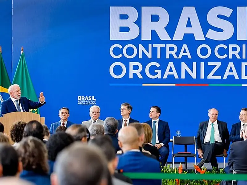 Lula lançou programa nacional de combate ao crime organizado em Brasília
