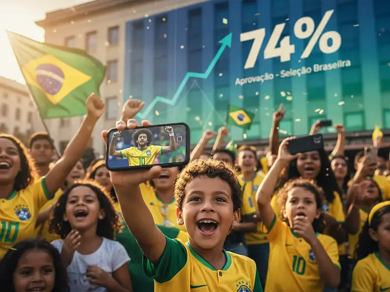 Torcida brasileira demonstra forte apoio à lista de convocados para a Copa do Mundo nos EUA, México e Canadá.
