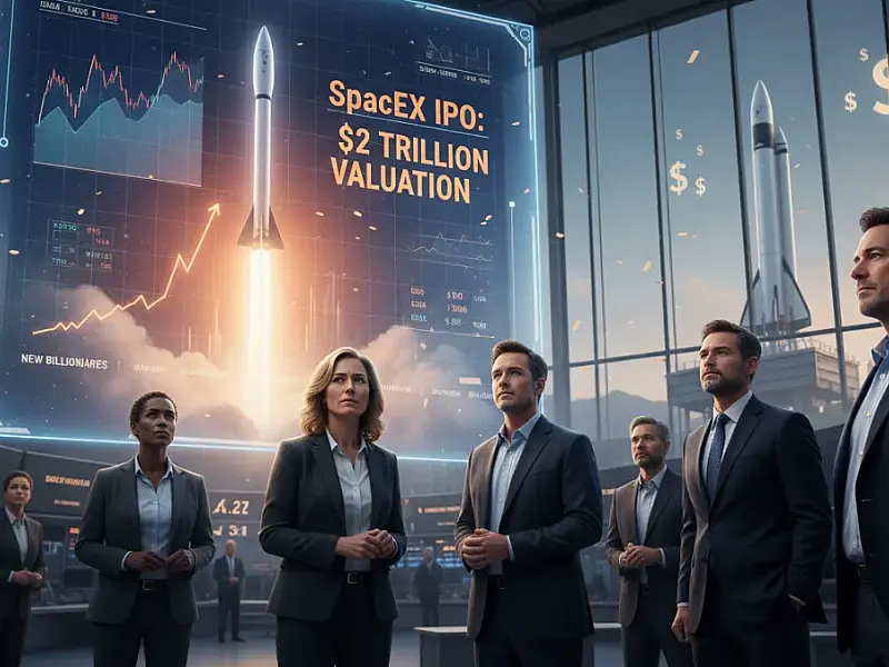 A SpaceX pode atingir valor de US$ 2 trilhões com sua aguardada estreia na Bolsa de Valores.