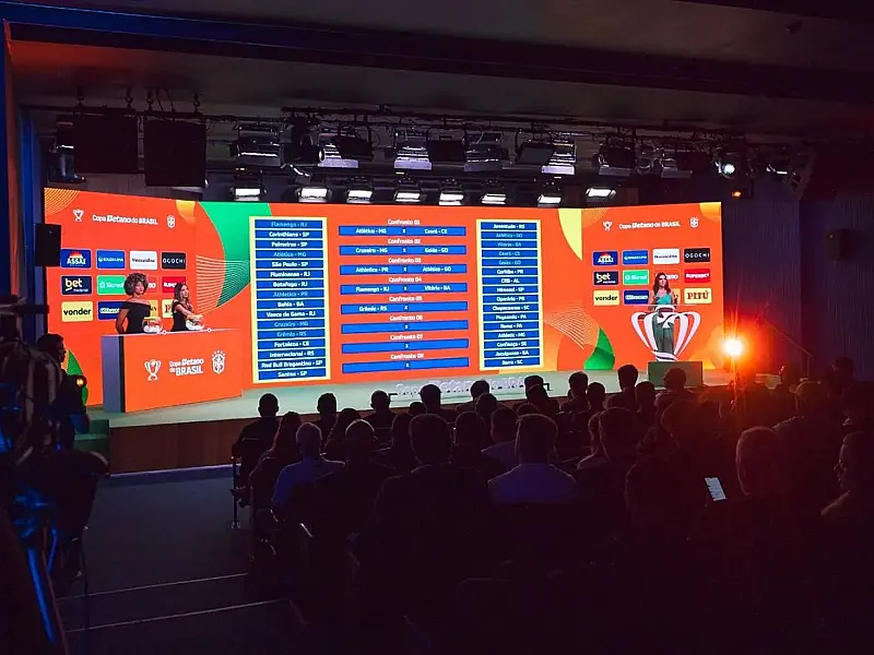 CBF realizará sorteio das oitavas de final da Copa do Brasil no Rio de Janeiro.
