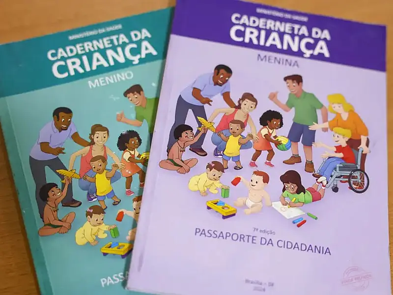 Caderneta oficial permite acompanhar o histórico de proteção das crianças em tempo real