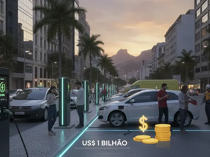 O Brasil precisa saltar de 17 mil para 86 mil pontos de recarga em dez anos para atender demanda de veículos elétricos.