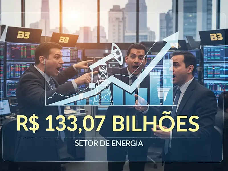 Movimentação financeira no setor de energia superou a marca de R$ 133 bilhões em um único mês na bolsa brasileira.