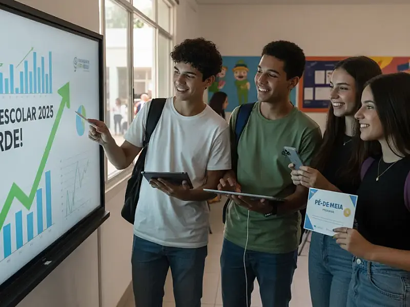 Estudantes da rede pública brasileira registram melhores índices de aprovação e permanência escolar entre 2022 e 2025.