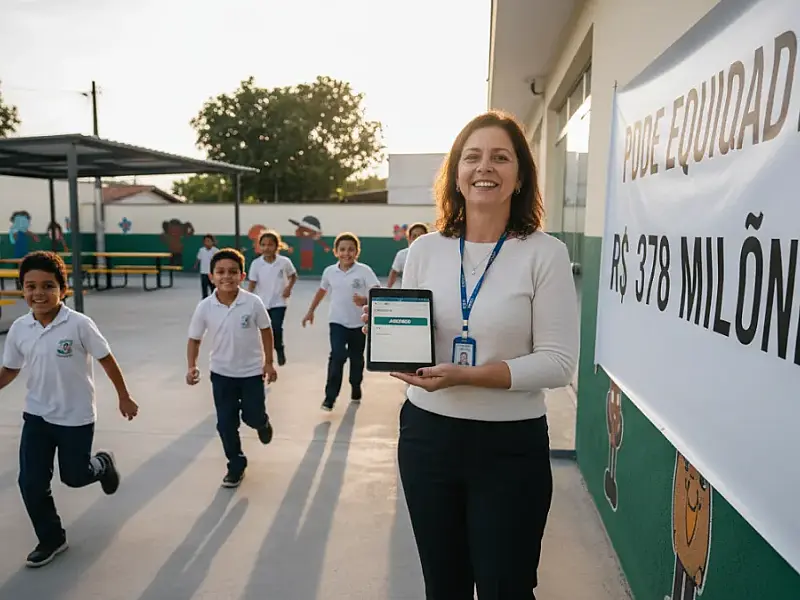 Recursos do PDDE Equidade serão destinados a 30 mil escolas em todo o Brasil para reduzir desigualdades educacionais.