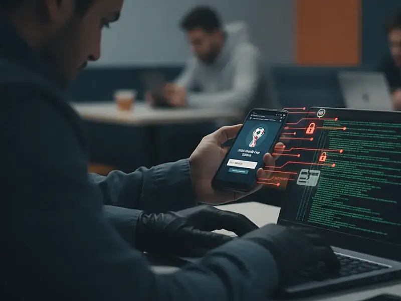 Cibercriminosos utilizam a temática da Copa do Mundo para roubar dados bancários através de sites falsos e redes inseguras.