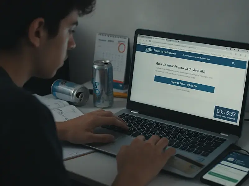 Estudantes devem acessar a Página do Participante para gerar o boleto de inscrição do Enem 2026.