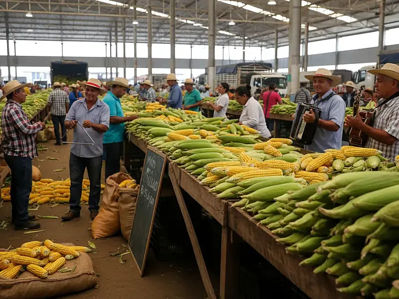 Abertura do Pátio do Milho no Ceasa-PE foi marcada por apresentações culturais e alta procura pelo produto.