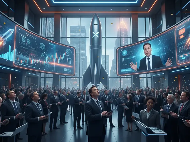 Bancos de Wall Street transformam suas sedes para atrair investidores para o IPO histórico da SpaceX.
