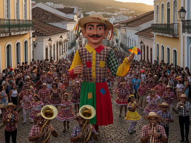 Olinda une Carnaval e São João em cortejo especial nas ladeiras