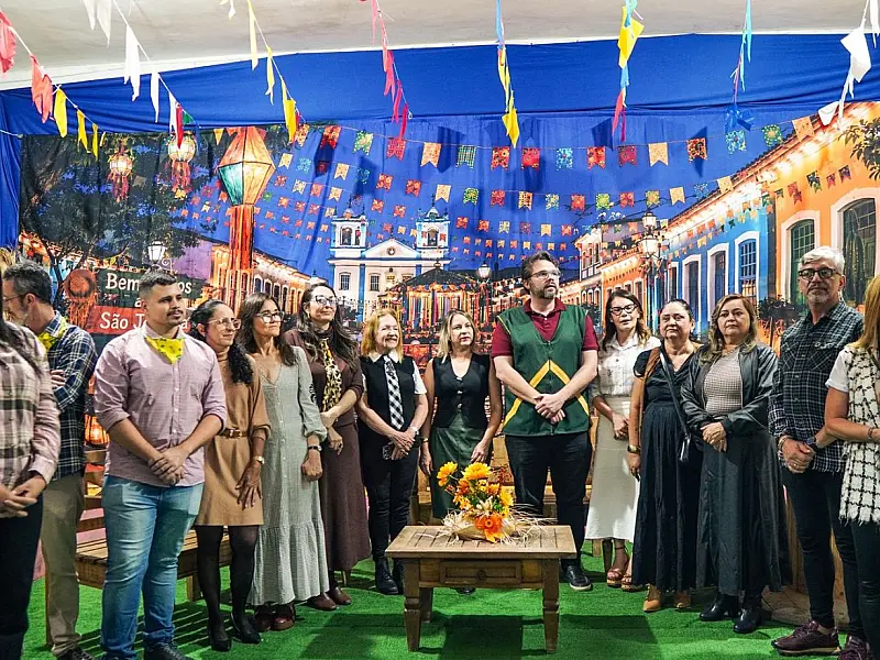 Estudantes e professores celebraram a cultura nordestina na abertura das atividades juninas